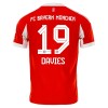 Maillot de Supporter FC Bayern Munich Alphonso Davies 19 Domicile 2025-26 Pour Homme